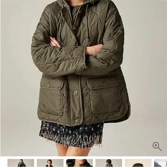 J Crew -- Oslo puffer jacket with Primaloft - navy, size - XXL - Picture 5 of 11